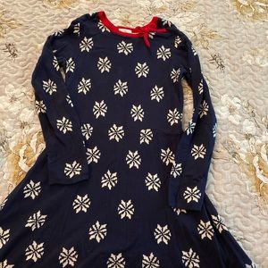 HA snowflake sweater dress